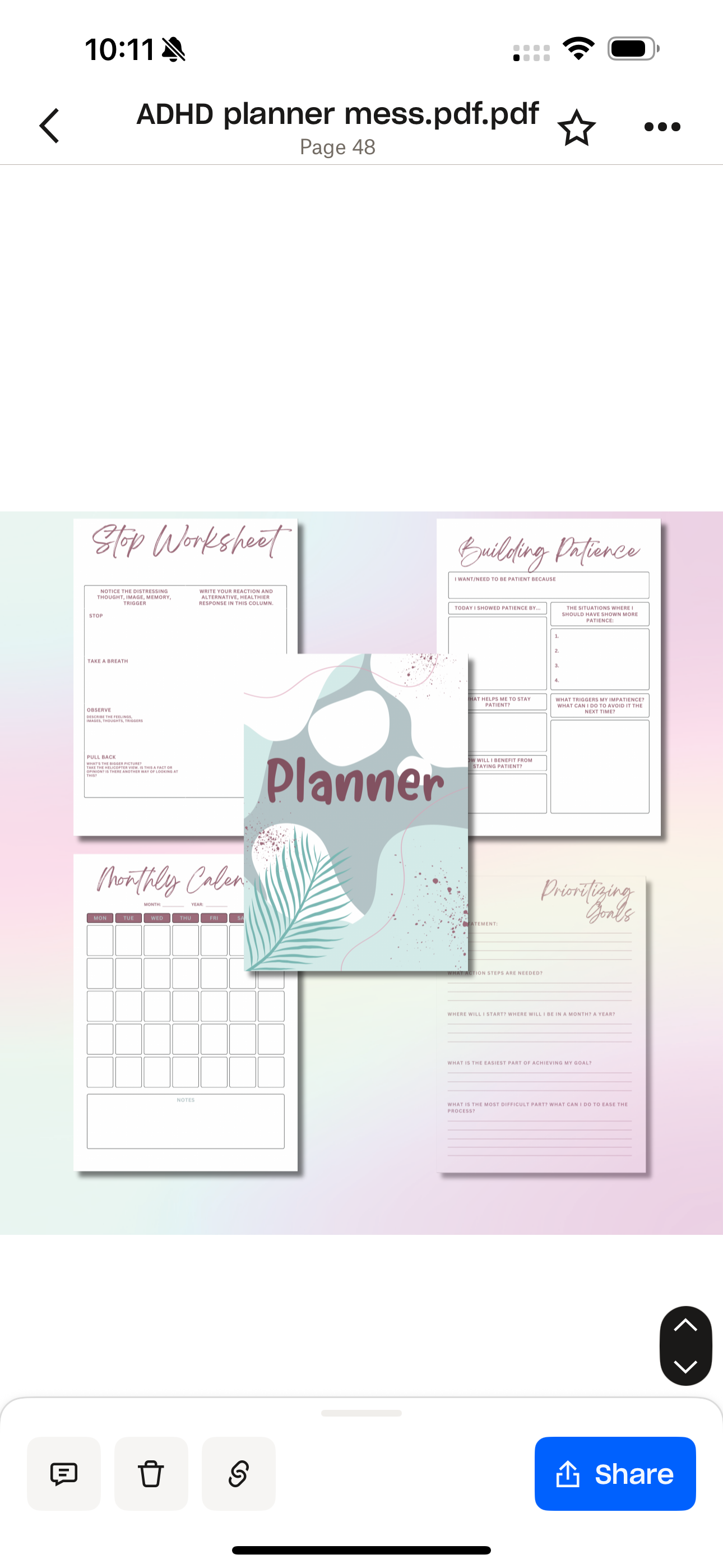A4 planner