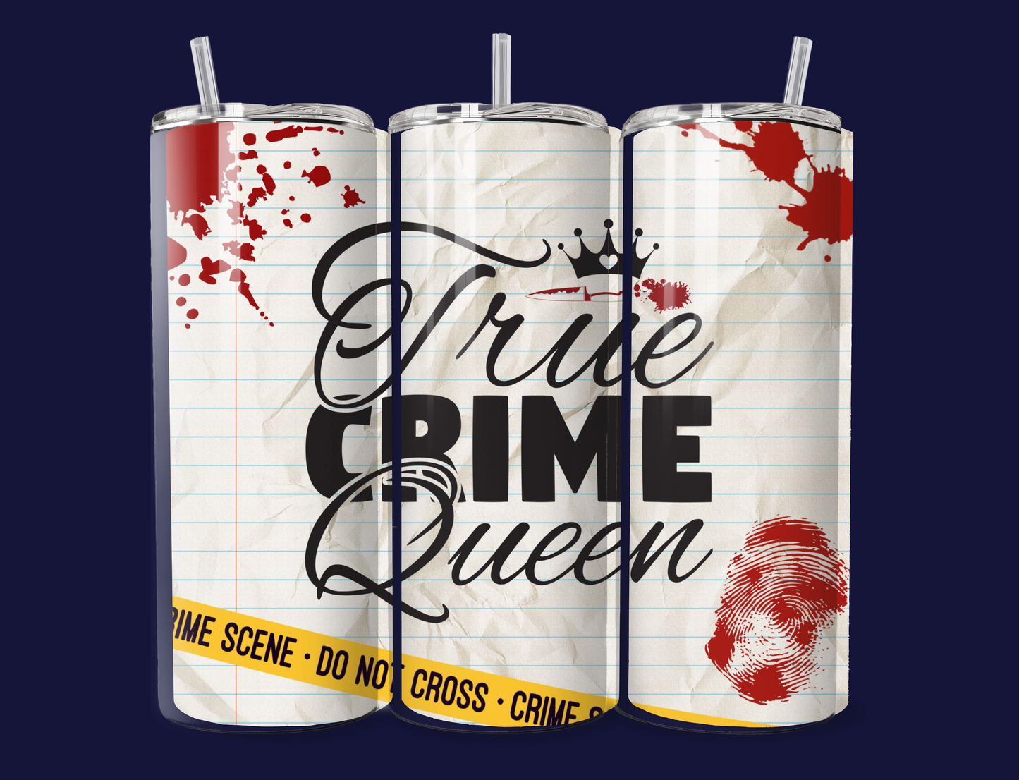20oz True Crime Queen tumbler