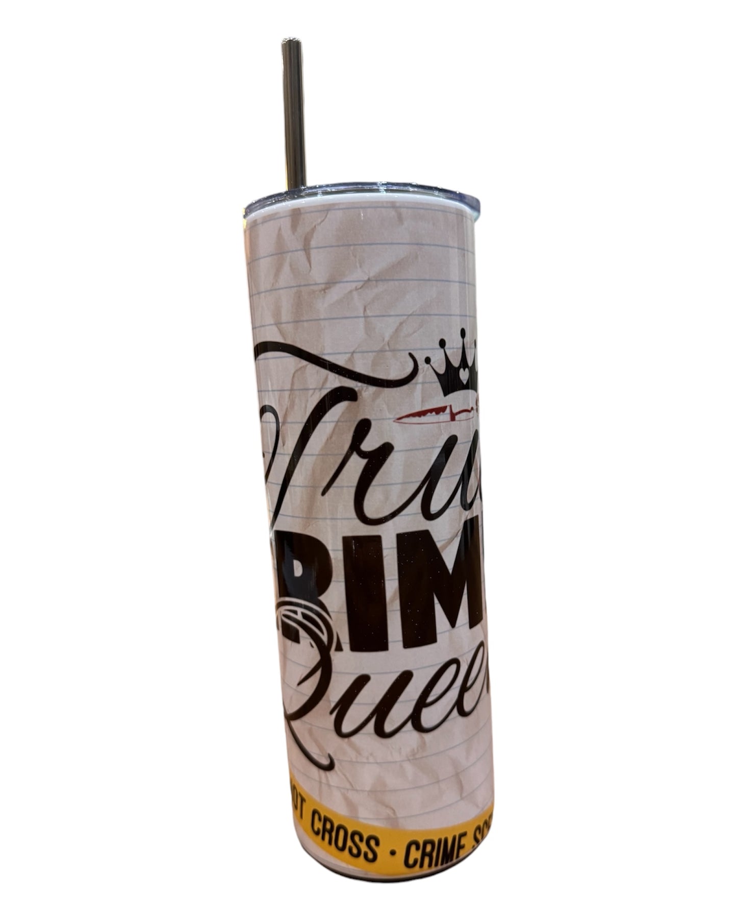 20oz True Crime Queen tumbler