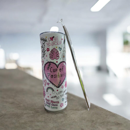 20oz Positivity tumbler